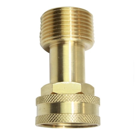 Interstate Pneumatics 3/4 Inch GHT Female x 3/4 Inch Male NPT Hose Fitting - Swivel, PK 100 FGF112-100K
